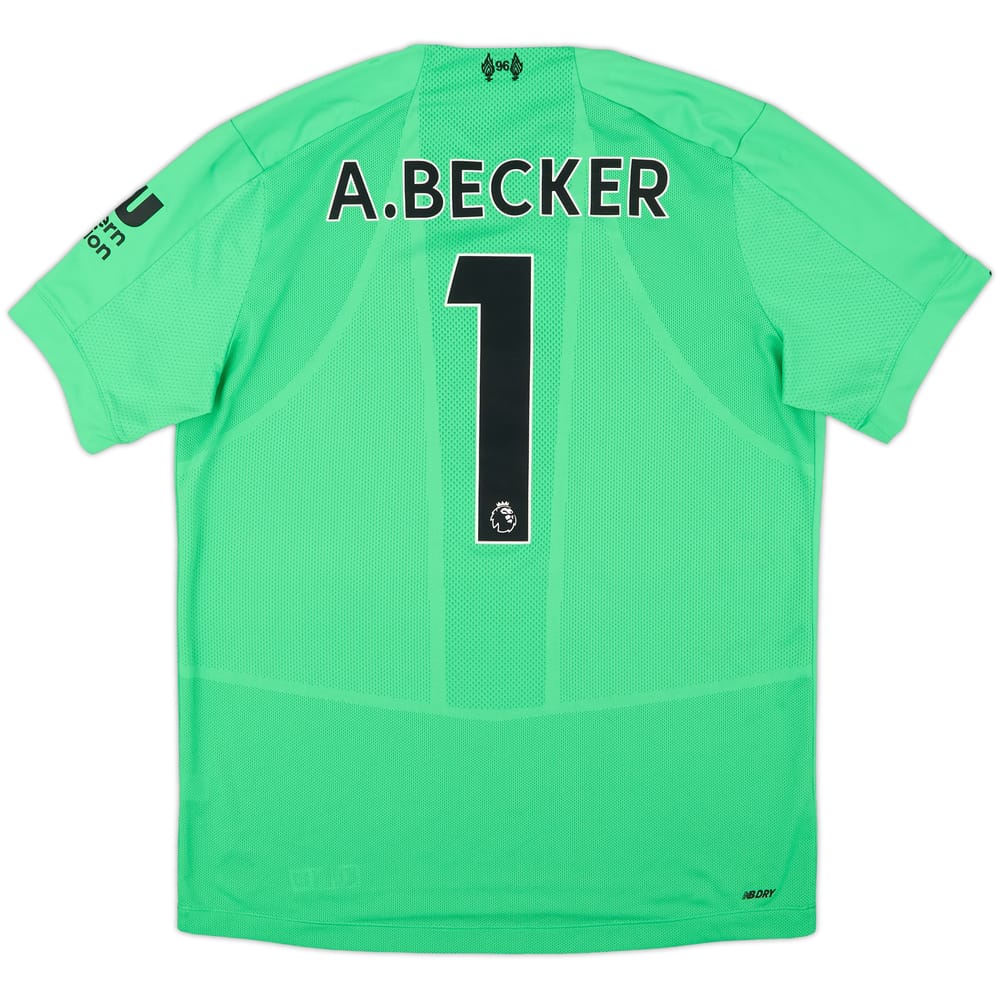 2019-20 Liverpool GK Shirt A.Becker #1 - 8/10 - (M)