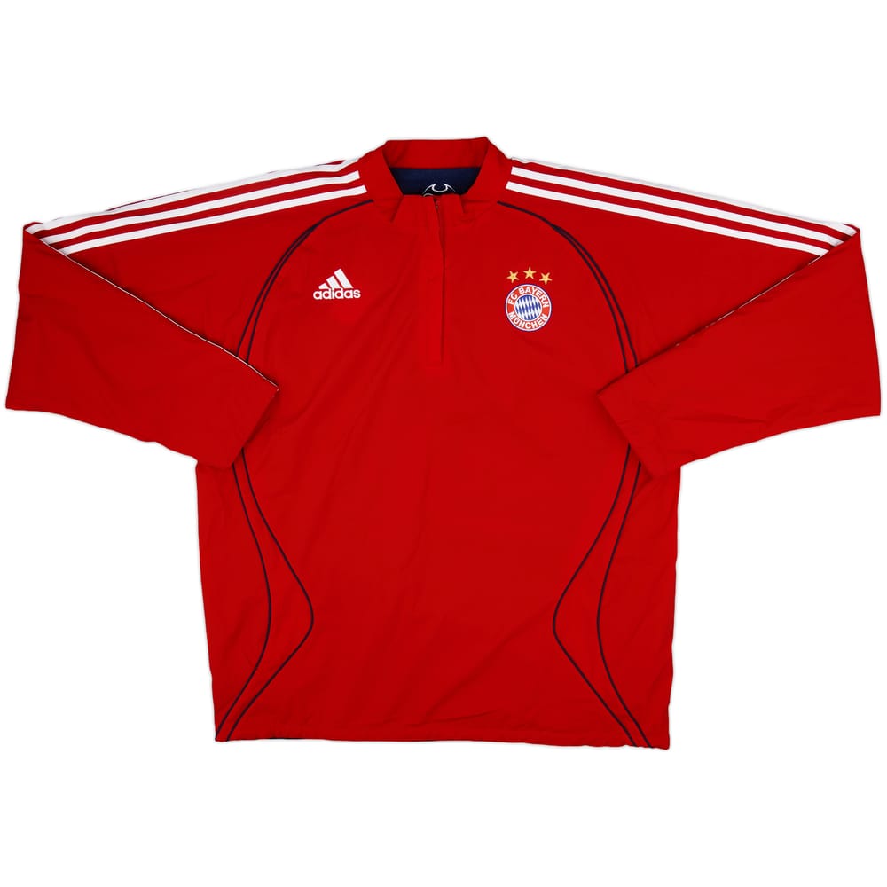 2006-07 Bayern Munich adidas Reversible 1/4 Zip Sweat Top - 10/10 - (L)