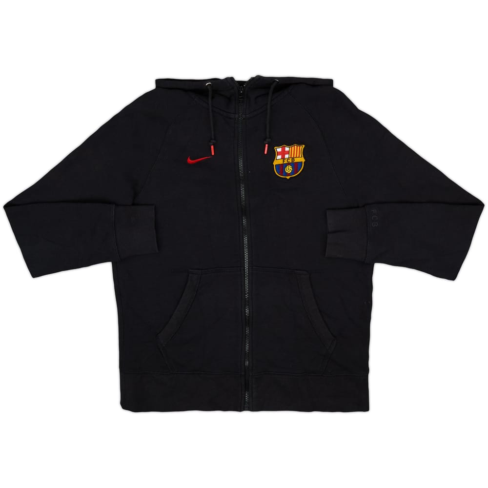 2013-14 Barcelona Nike Hooded Track Jacket - 9/10 - (M)