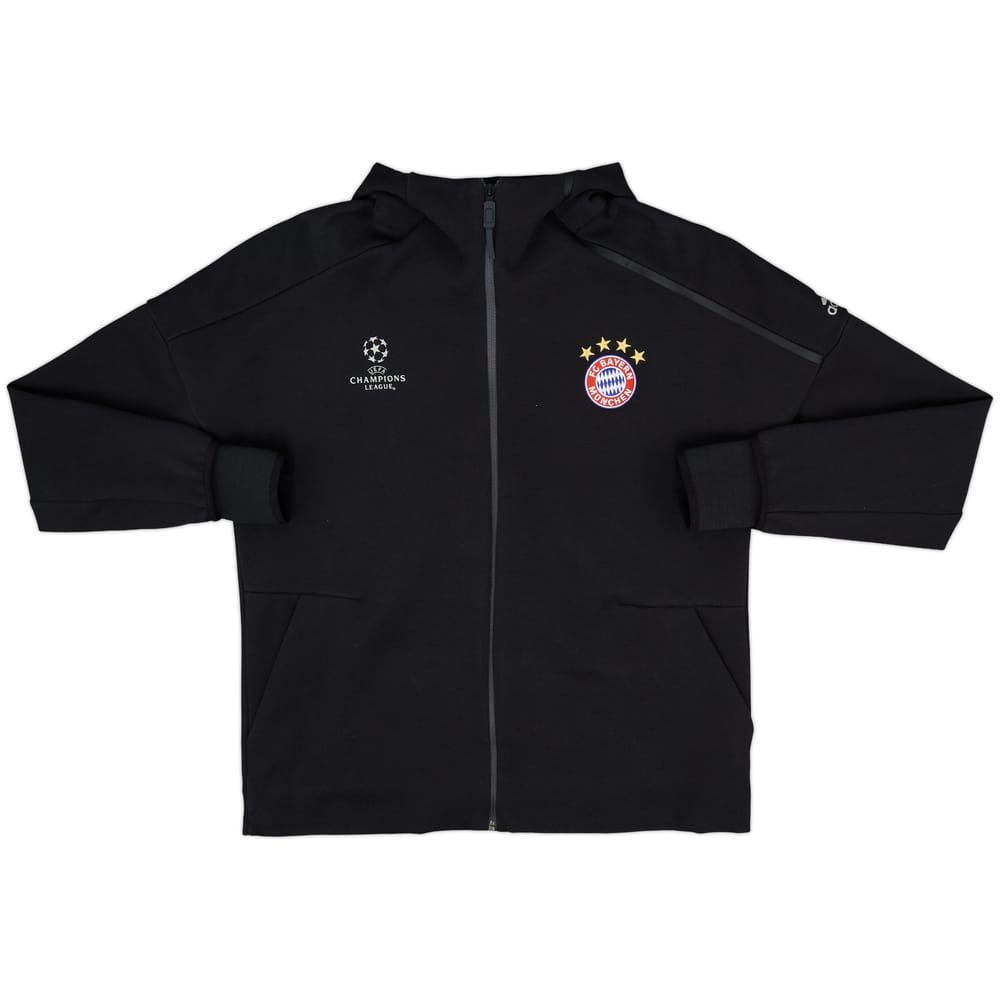2016-17 Bayern Munich CL adidas Hooded Track Jacket - 9/10 - (XL)