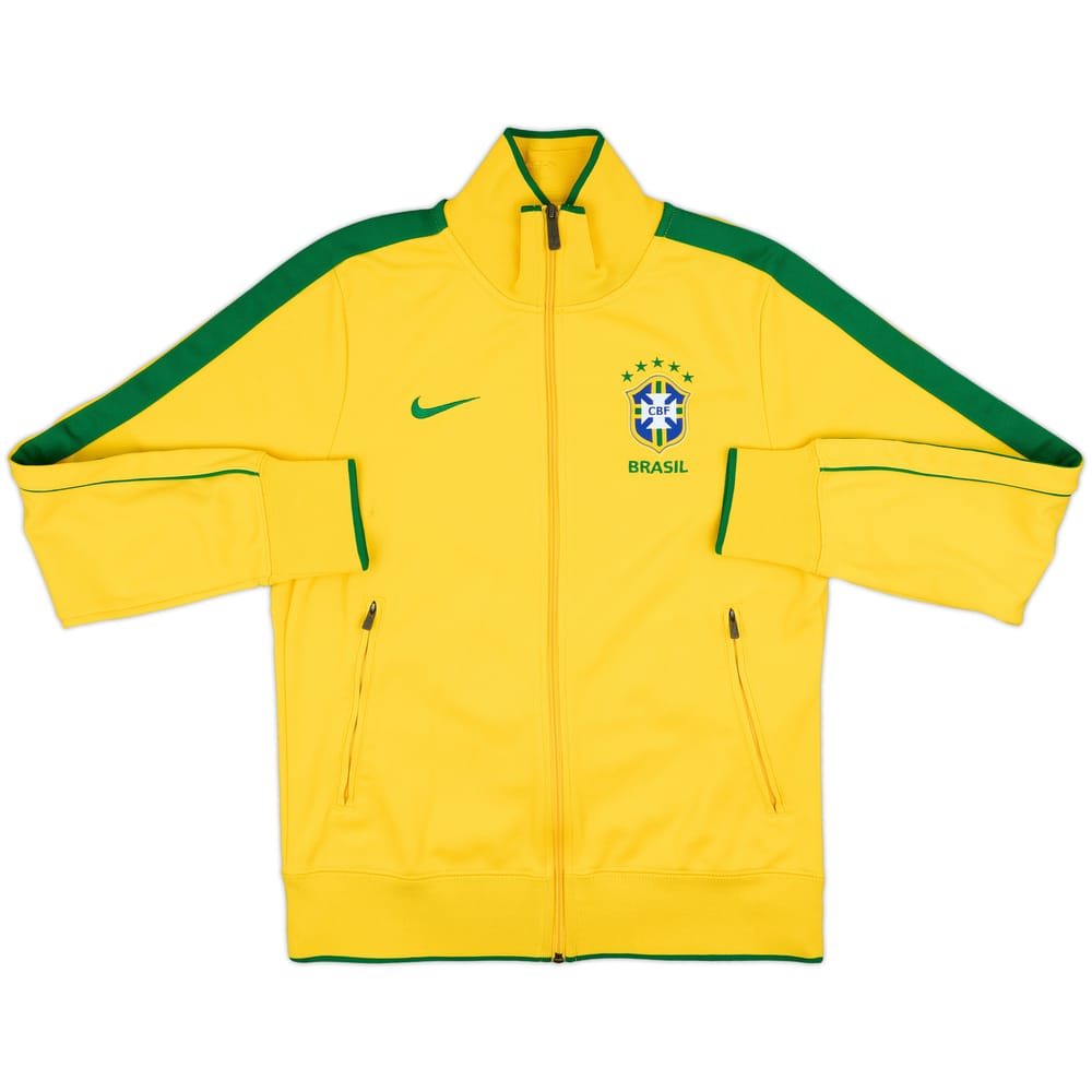 2011-12 Brazil Nike Track Jacket - 7/10 - (S)