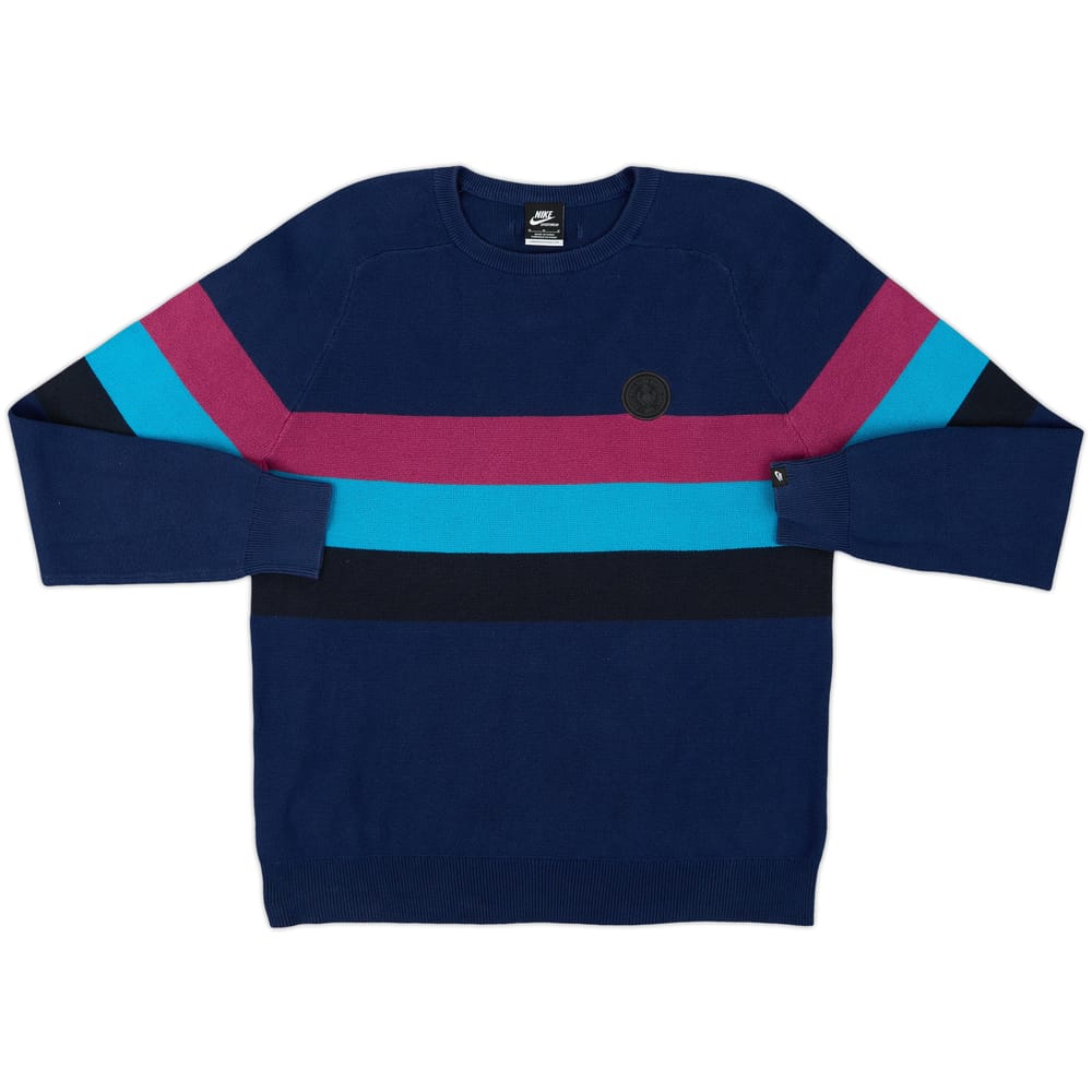 2012-13 Barcelona Nike Knitted Sweat Top - 9/10 - (M)