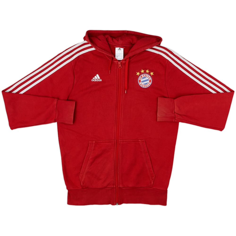 2017-18 Bayern Munich adidas Hooded Sweat Top - 7/10 - (S)