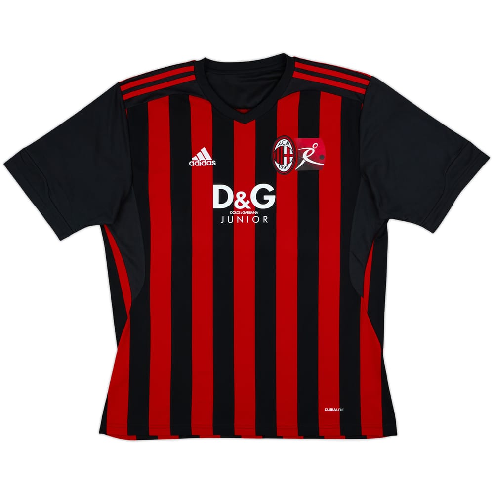 2009-10 AC Milan adidas Youth Camp Shirt - 9/10 - (Women's L)