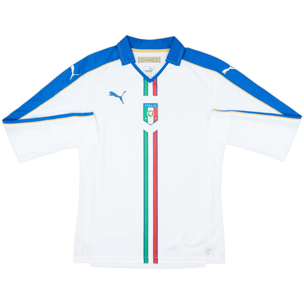 2016-17 Italy Away L/S Shirt - 10/10 - (M)