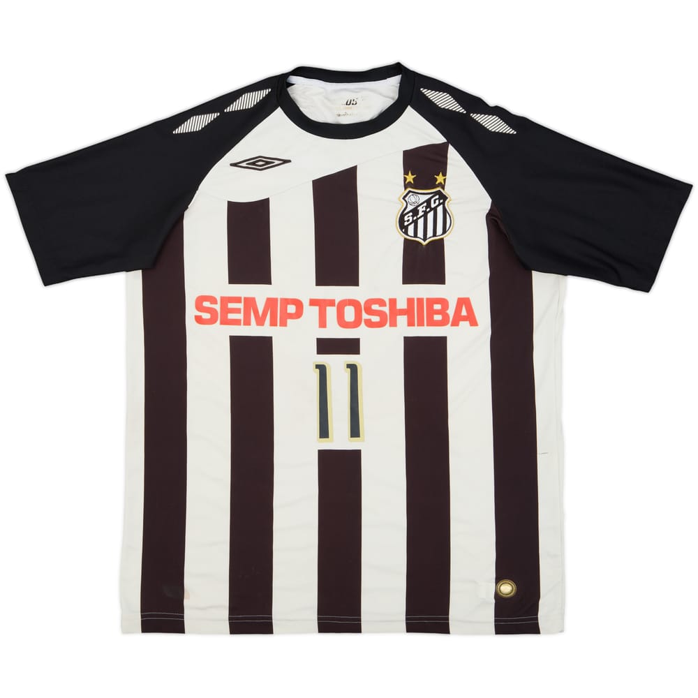 2008 Santos Away Shirt #11 - 5/10 - (L)