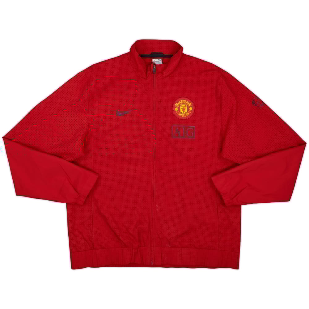 2009-10 Manchester United Nike Track Jacket - 8/10 - (XL)
