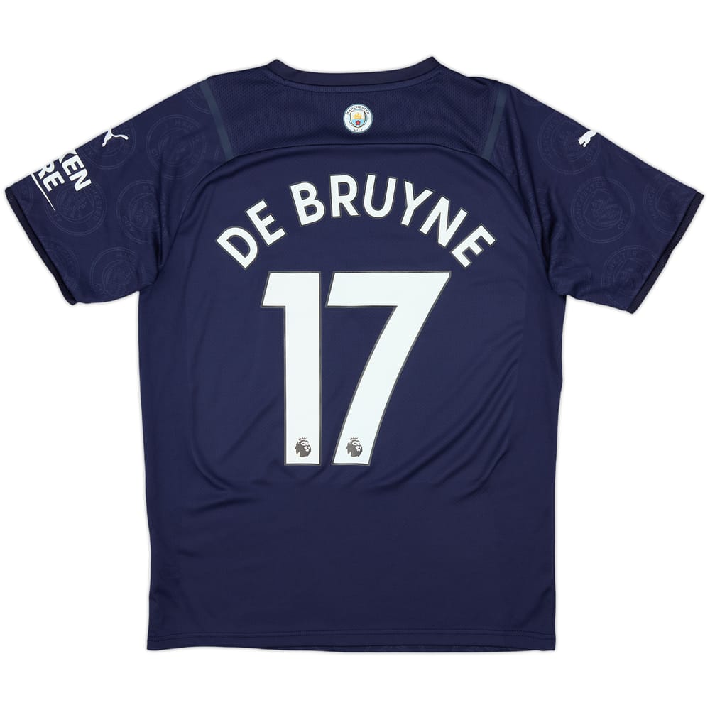 2021-22 Manchester City Third Shirt De Bruyne #17 - 10/10 - (M)