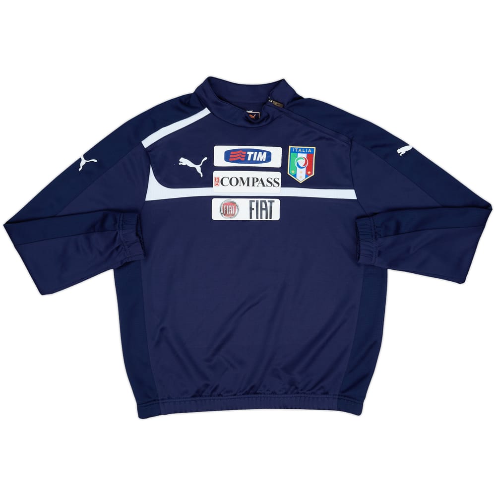 2011-12 Italy Puma 1/4 Zip Sweat Top - 7/10 - (M)