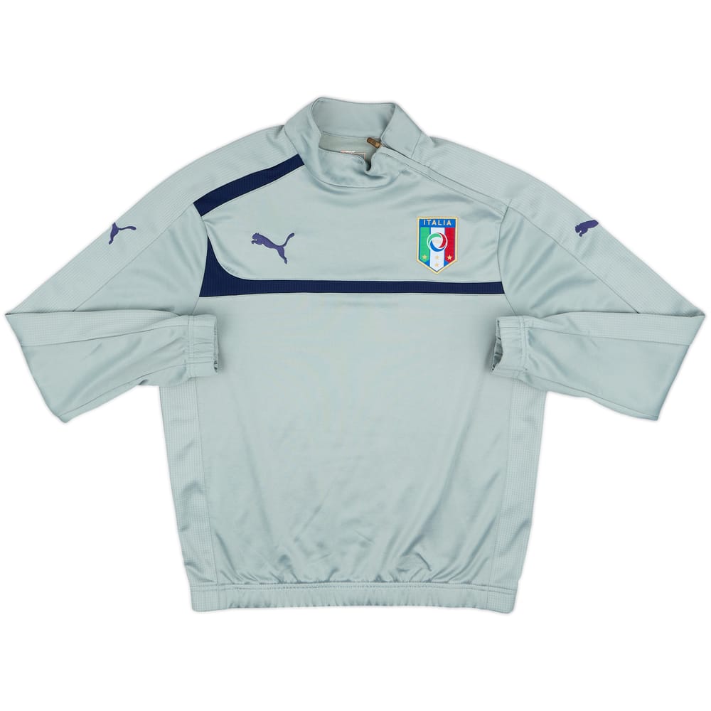 2010-11 Italy Puma 1/4 Zip Training Top - 8/10 - (S)
