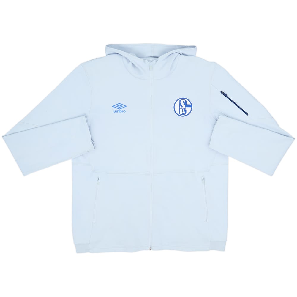 2021-22 Schalke Umbro Hooded Track Jacket - 10/10 - (XL)