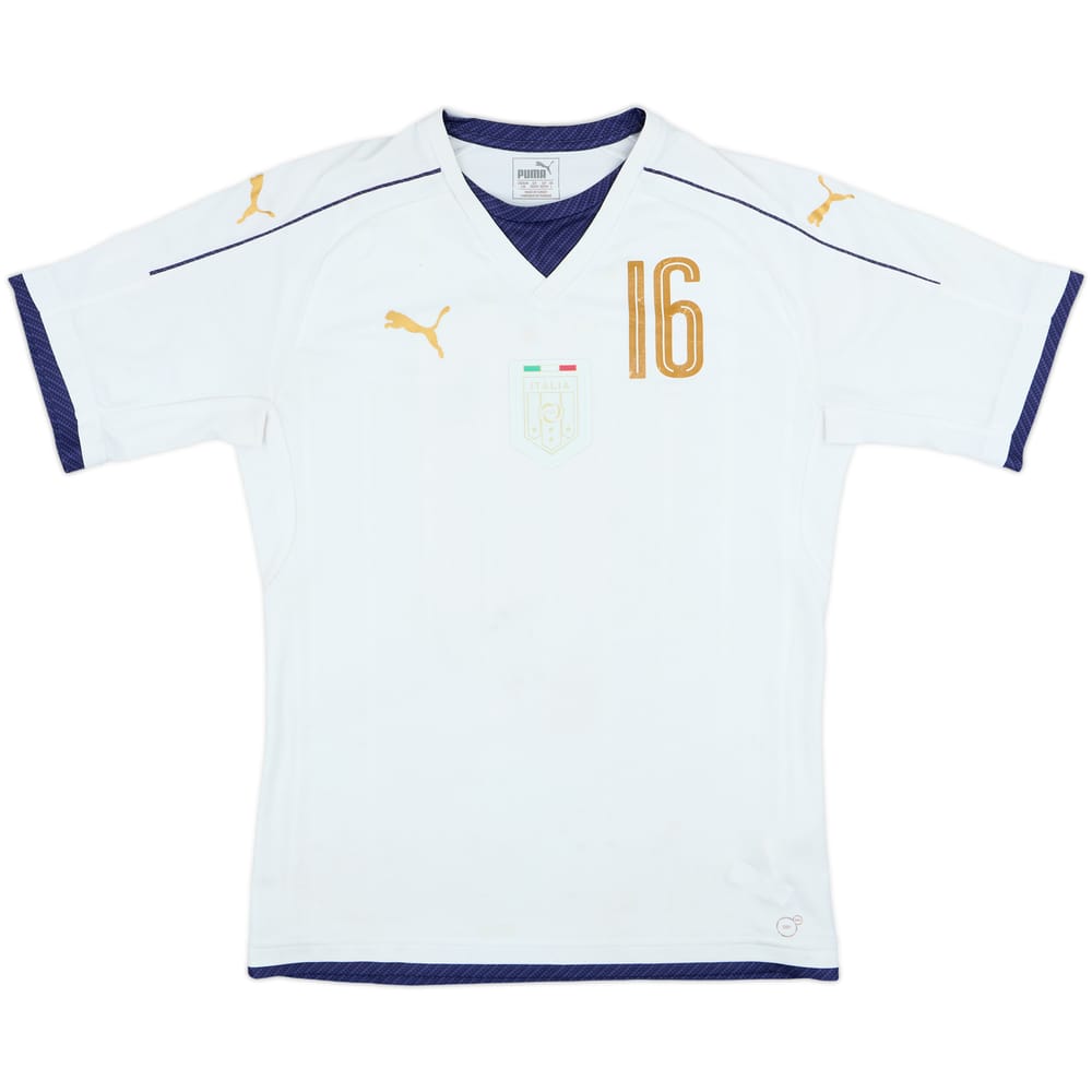 2016-17 Italy Tribute Away Shirt #16 - 5/10 - (L)