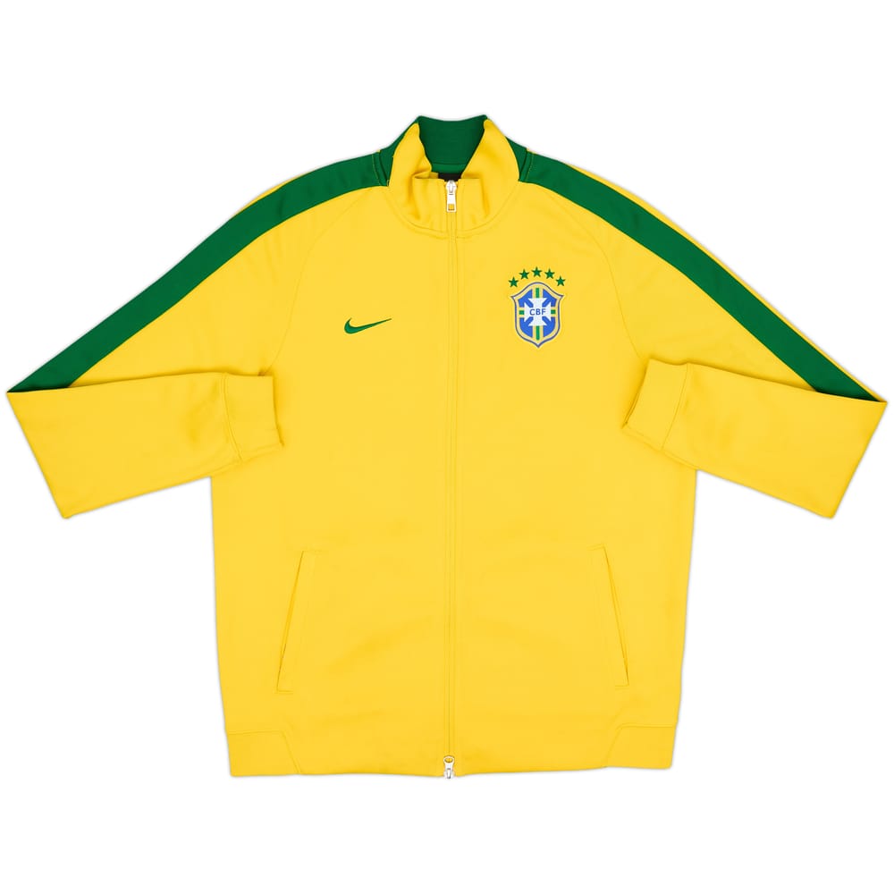 2014-16 Brazil Nike Track Jacket - 6/10 - (XL)