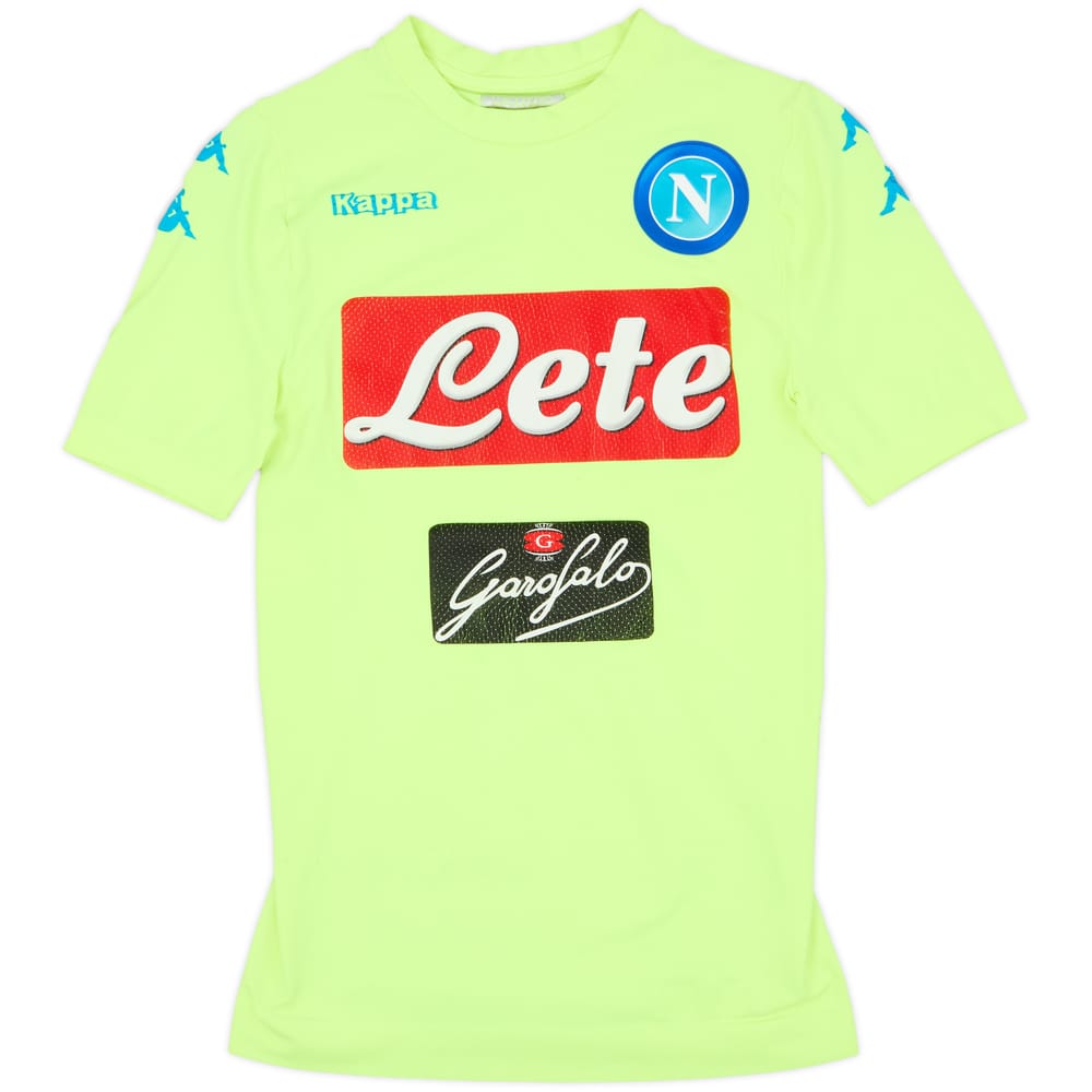 2016-17 Napoli Authentic GK S/S Shirt - 7/10 - (M/L)