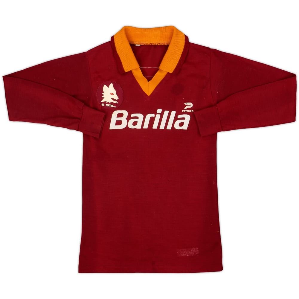 1982-83 Roma Home L/S Shirt #5 - 8/10 - (M.Boys)