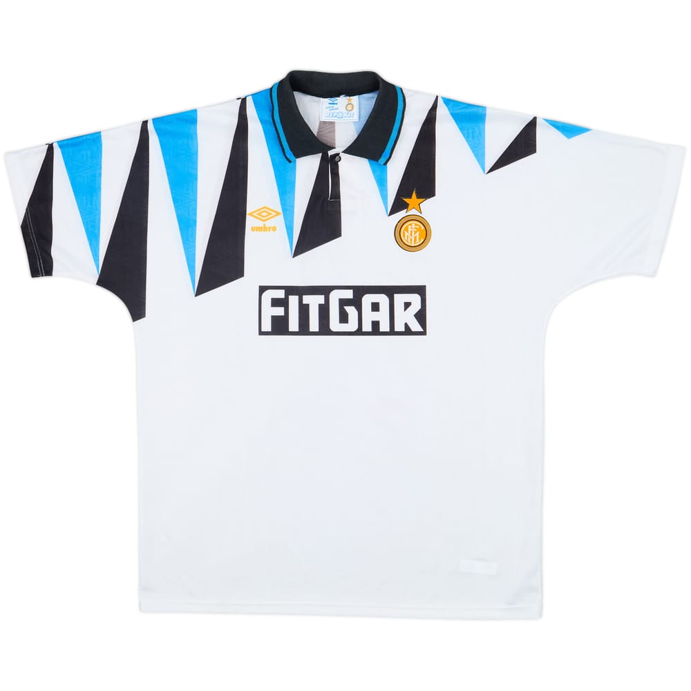1991-92 Inter Milan Away Shirt - 7/10 - (XL)