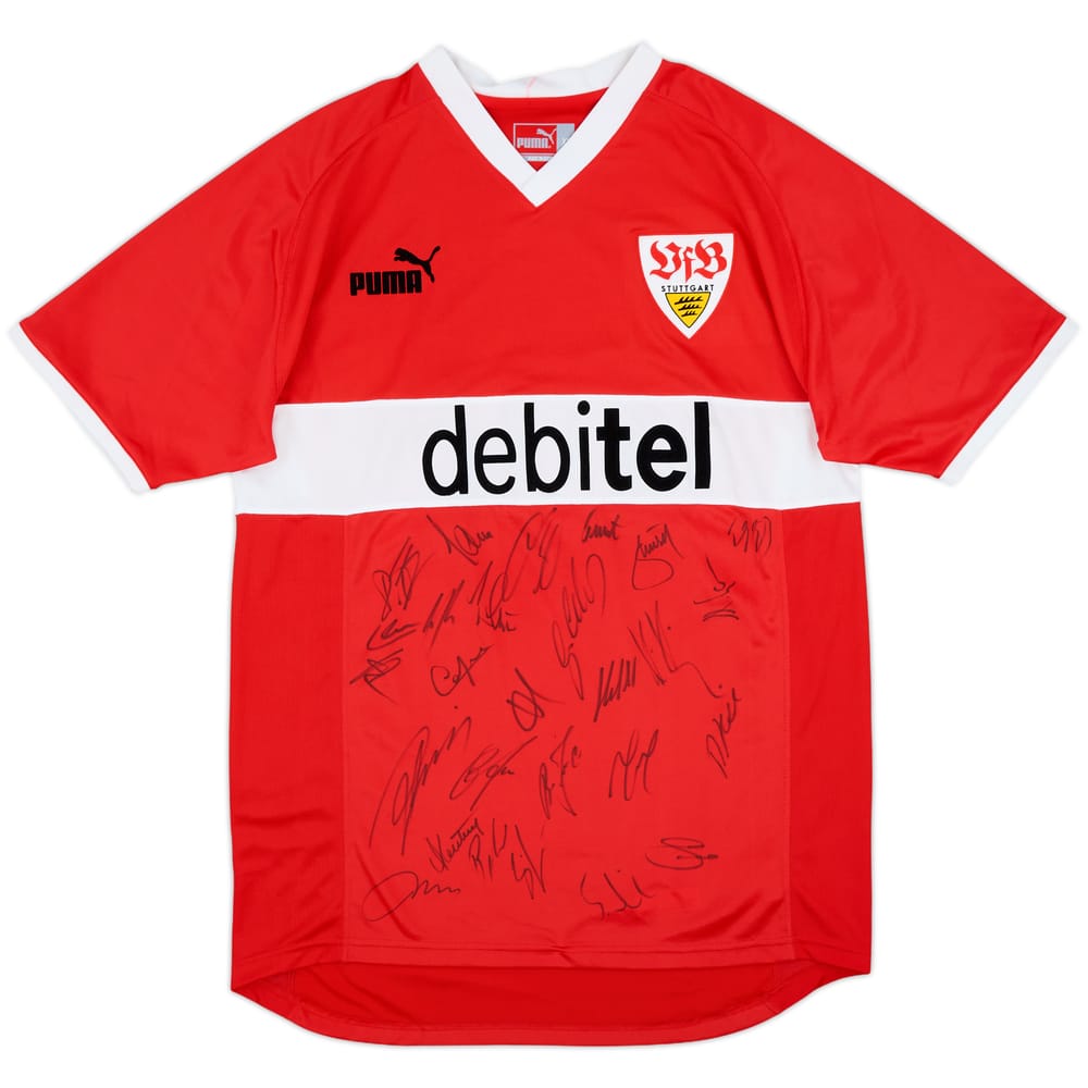 2003-04 Stuttgart Squad Signed Away Shirt - 8/10 - (XL)