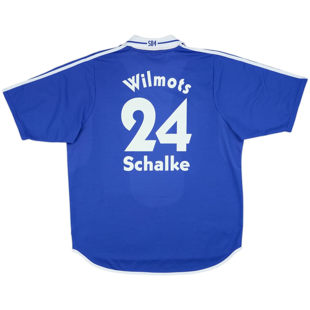 2001-02 Schalke Home Shirt Wilmots #24 - 6/10 - (XL)