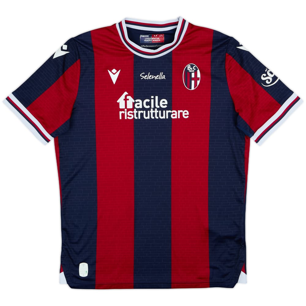 2020-21 Bologna Home Shirt - 7/10 - (XL.Boys)