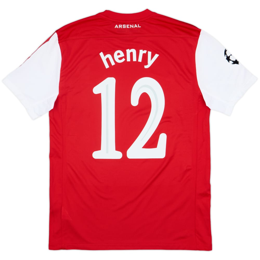 2011-12 Arsenal Home Shirt Henry #12 - 8/10 - (M)
