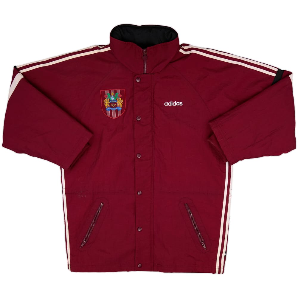 1996-98 Burnley adidas Padded Bench Coat - 7/10 - (S)
