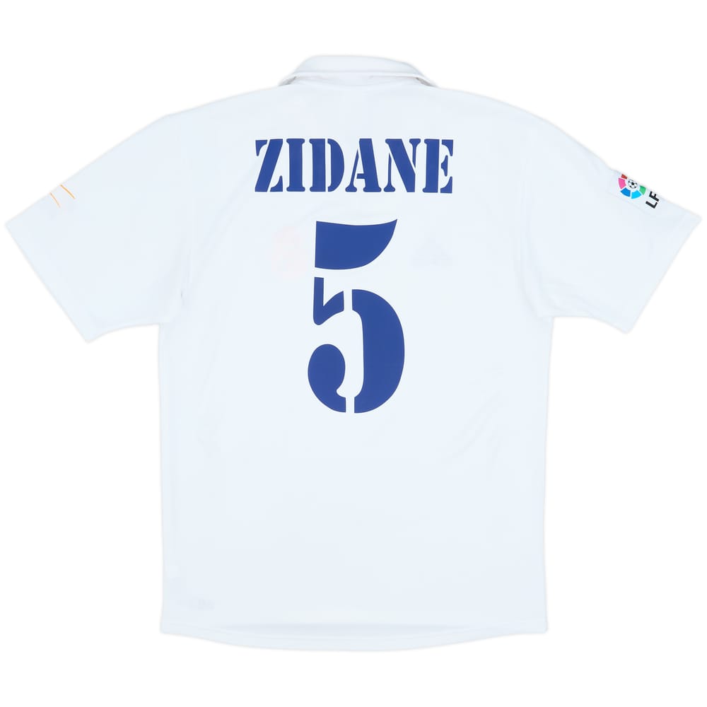 2001 Real Madrid Home Shirt Zidane #5 - 9/10 - (S)