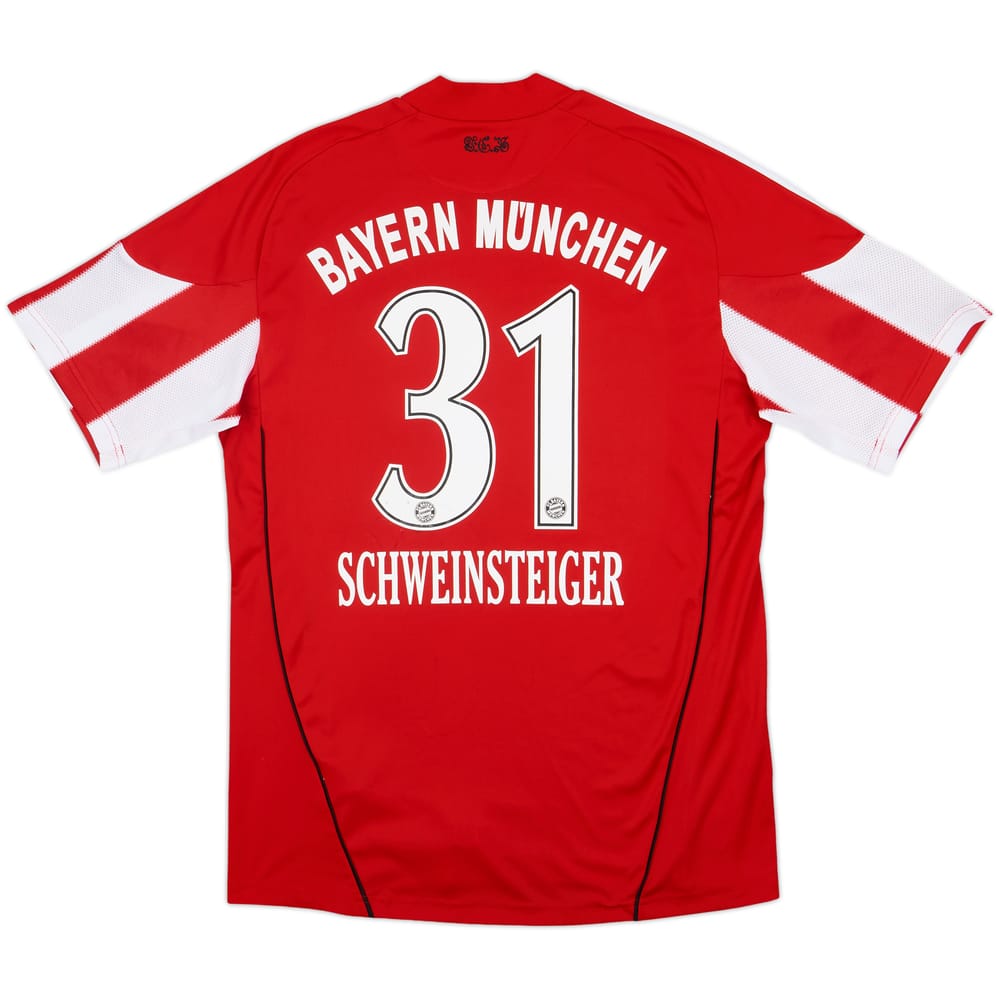2010-11 Bayern Munich Home Shirt Schweinsteiger #31 - 6/10 - (M)