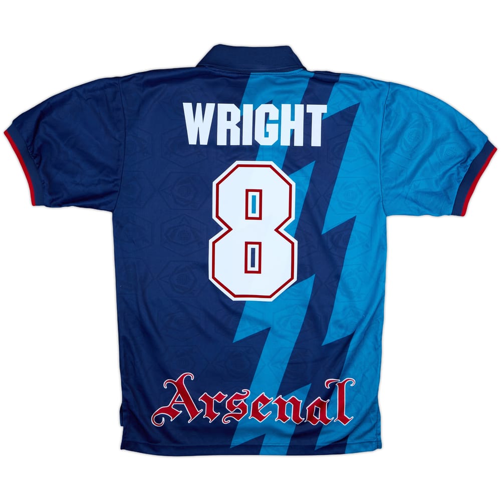1995-96 Arsenal Away Shirt Wright #8 - 8/10 - (S)