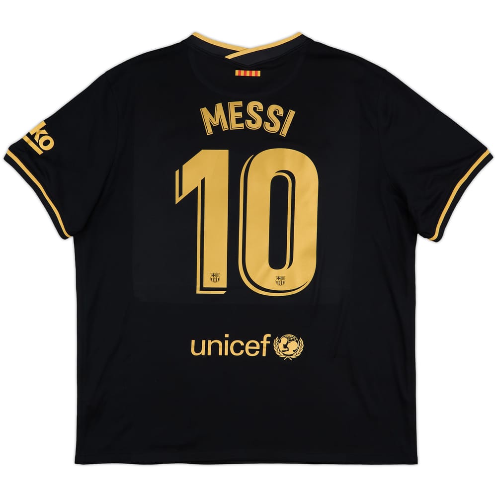2020-21 Barcelona Away Shirt Messi #10 - 8/10 - (XXL)