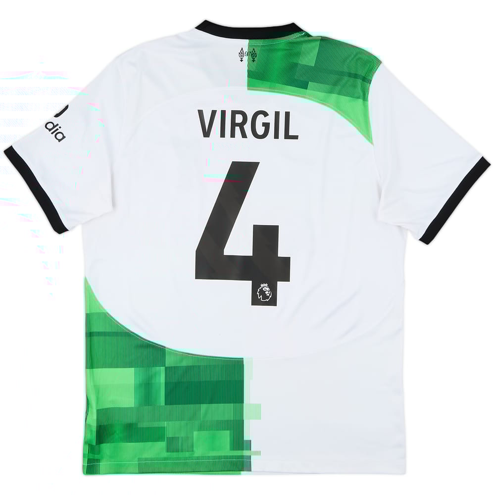2023-24 Liverpool Away Shirt Virgil #4 - 7/10 - (L)