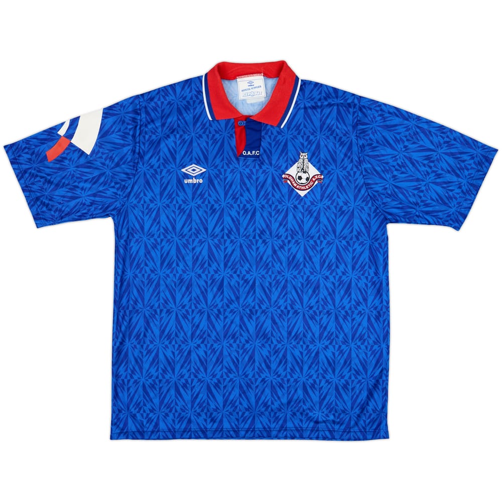 1991-93 Oldham Athletic Home Shirt - 8/10 - (XL)