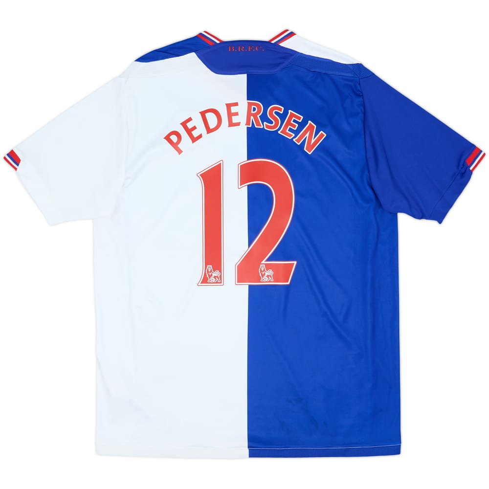 2009-10 Blackburn Home Shirt Pedersen #12 - 8/10 - (L)