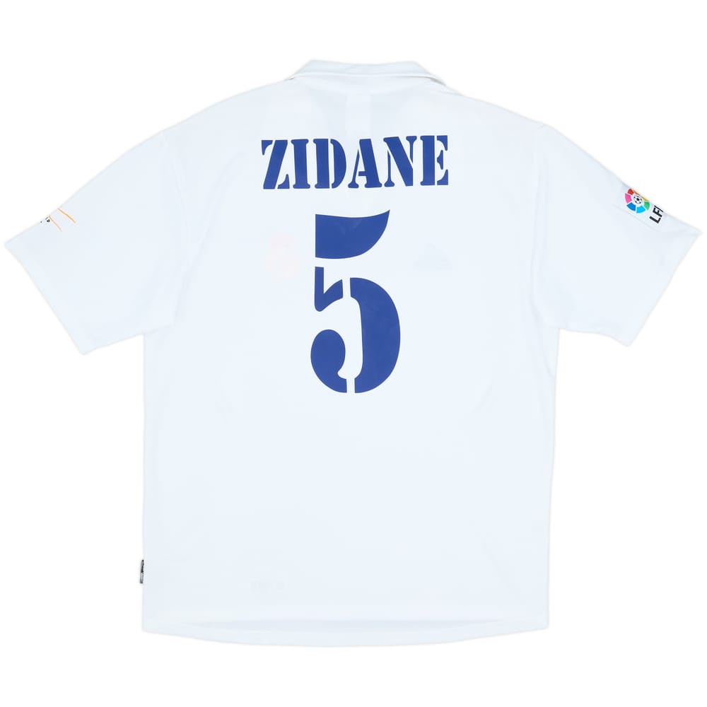 2001 Real Madrid Home Shirt Zidane #5 - 10/10 - (M)