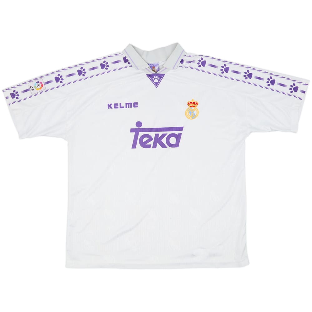 1996-97 Real Madrid Home Shirt - 6/10 - (XXL)