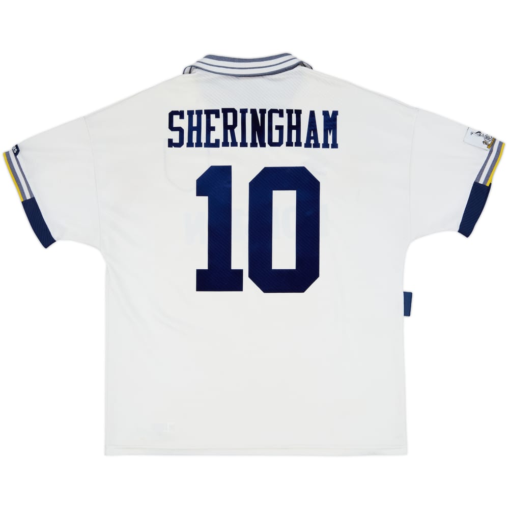 1993-95 Tottenham Home Shirt Sheringham #10 - 7/10 - (XL)