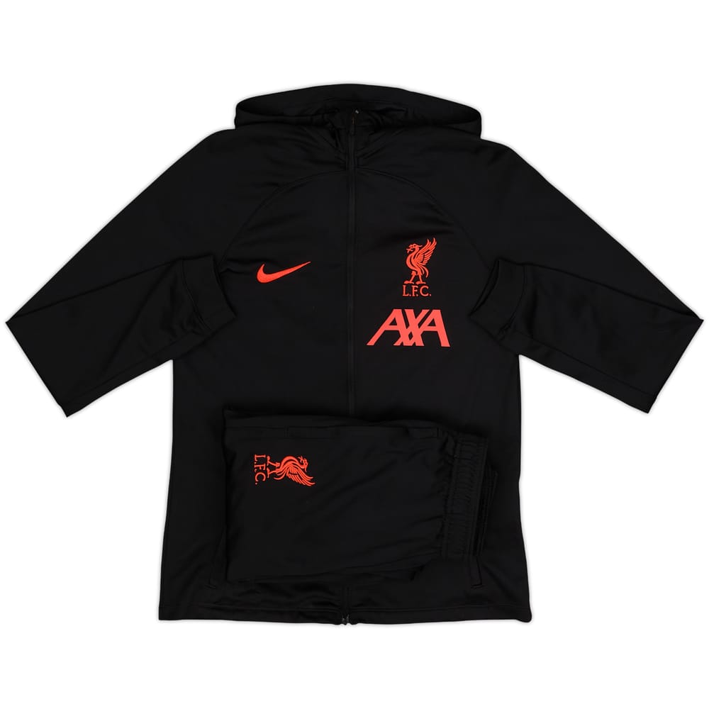 2022-23 Liverpool Nike Hooded Tracksuit - 8/10 - (M.Boys)