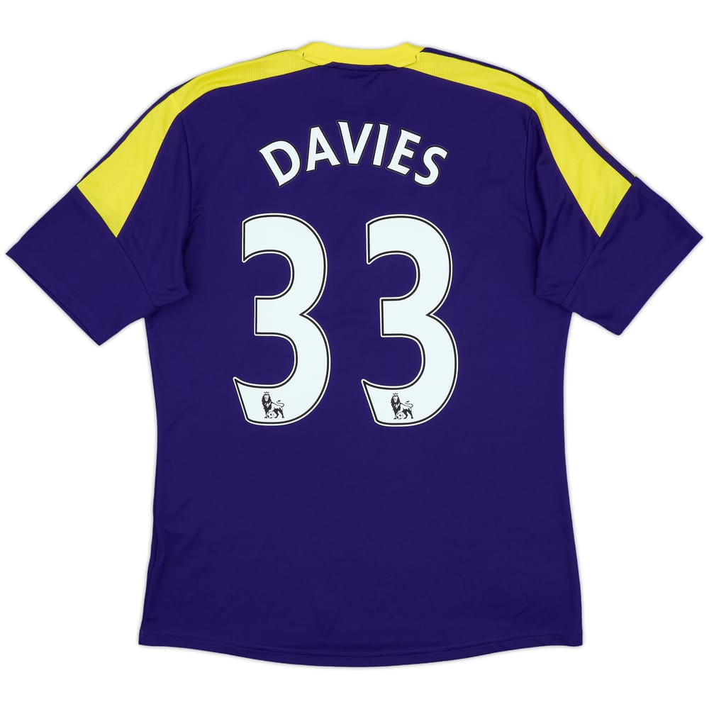2013-14 Swansea Away Shirt Davies #33 - 8/10 - (M)