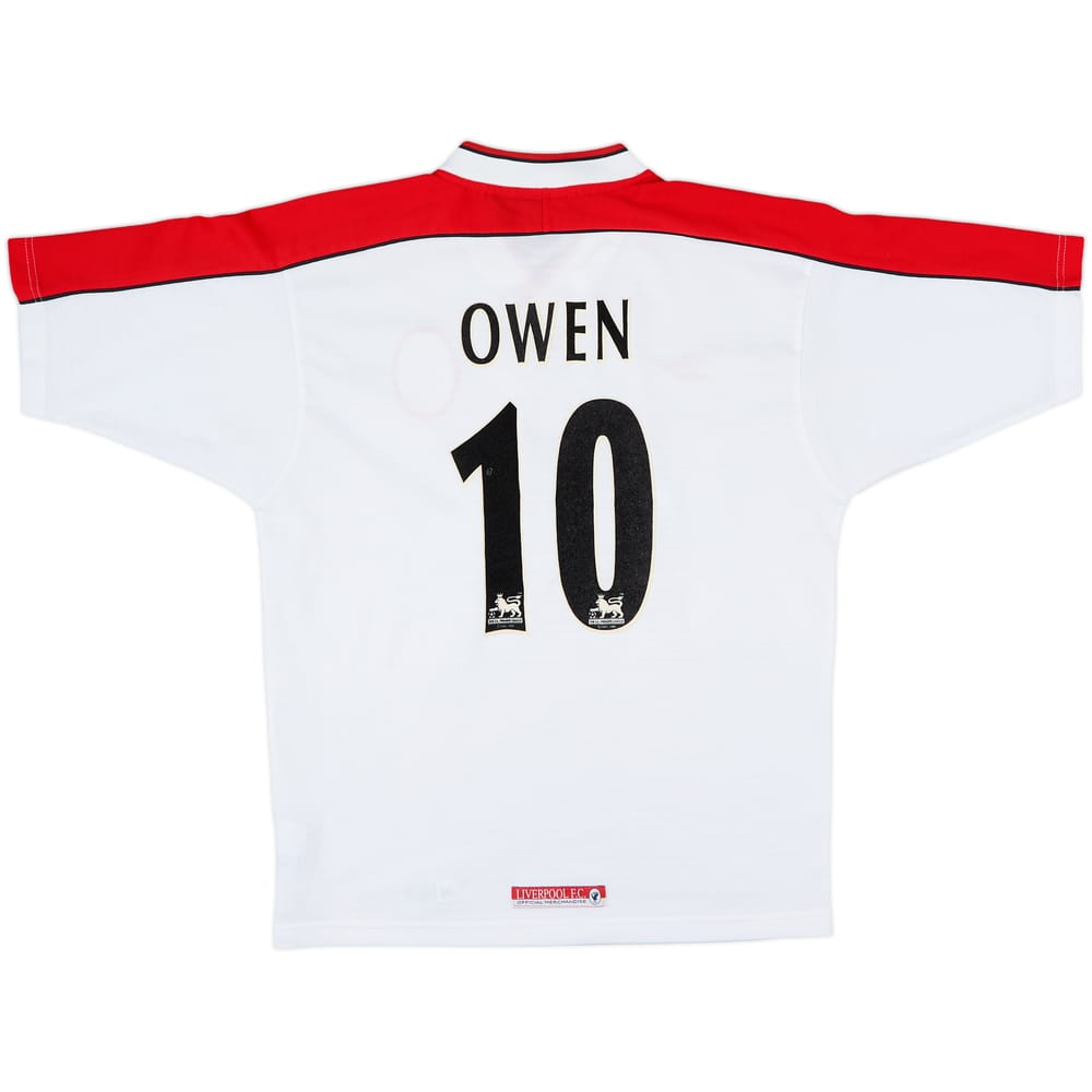 1998-99 Liverpool Away Shirt Owen #10 - 8/10 - (M)