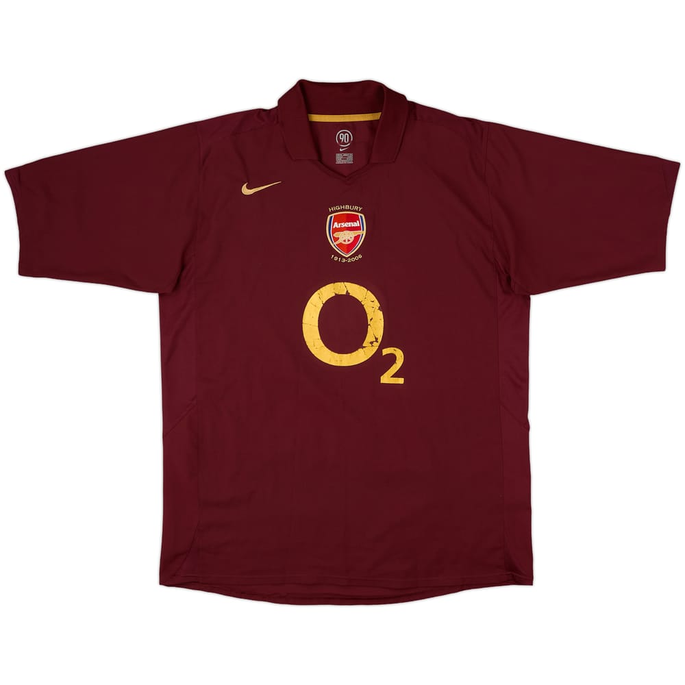 2005-06 Arsenal Home Shirt - 5/10 - (XL)