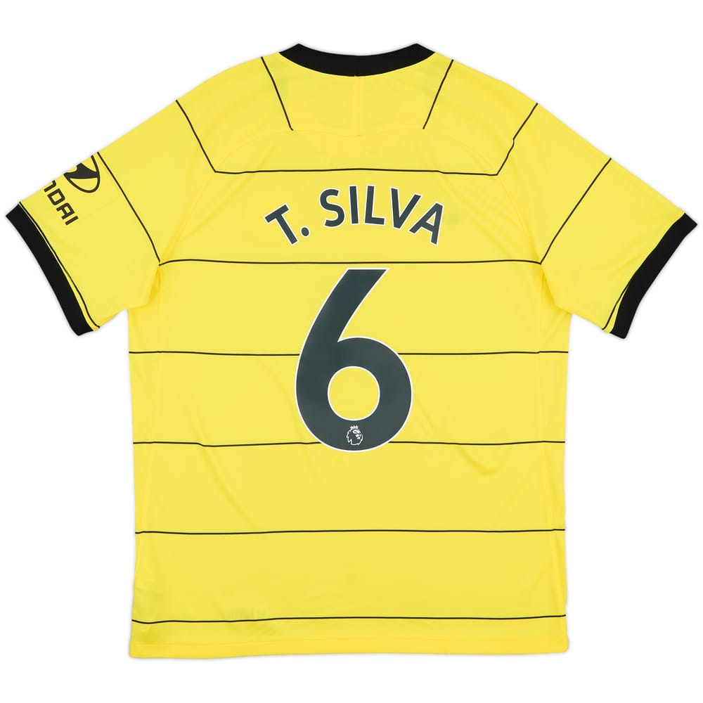 2021-22 Chelsea Away Shirt T.Silva #6 - 8/10 - (L)