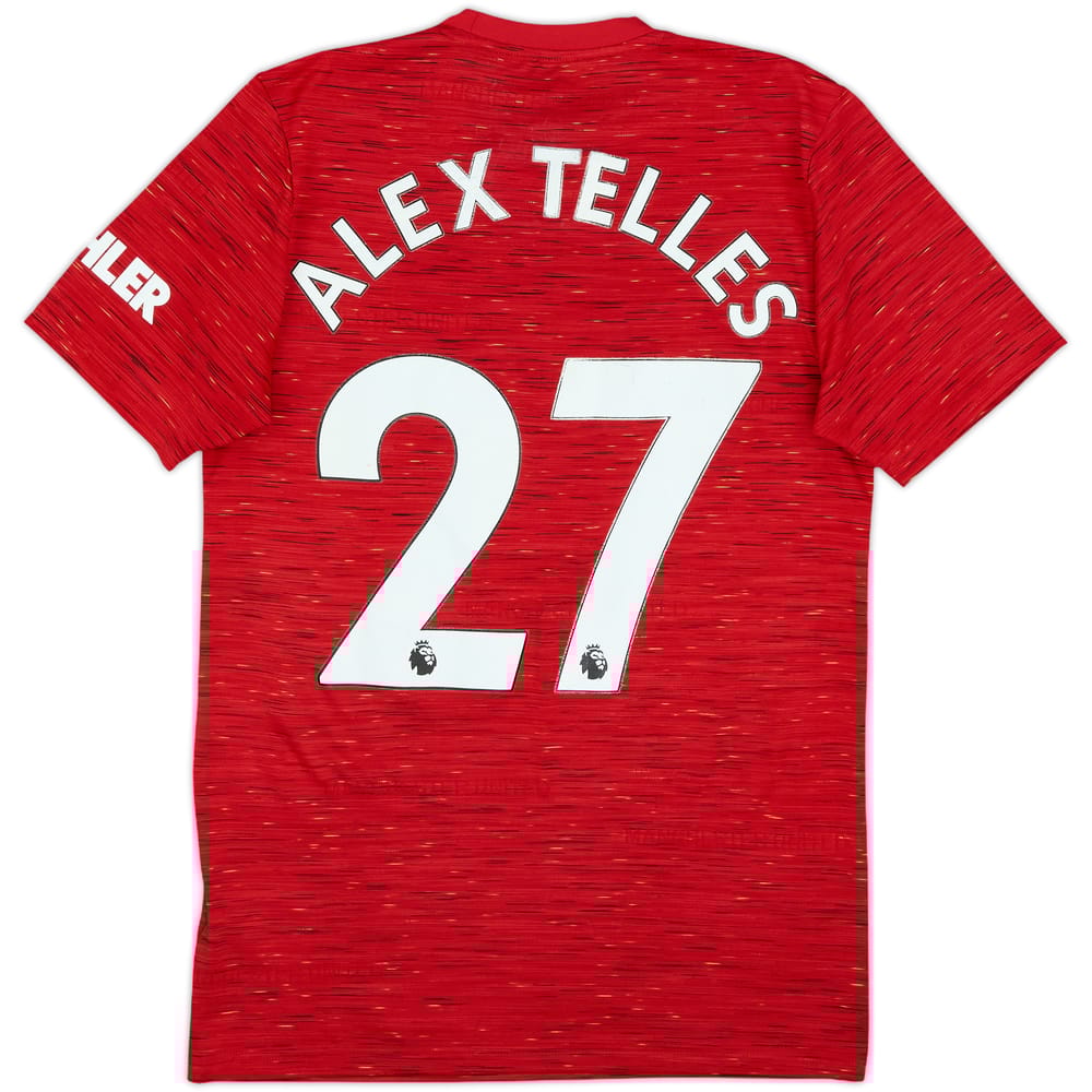 2020-21 Manchester United Home Shirt Alex Telles #27 - 6/10 - (S)