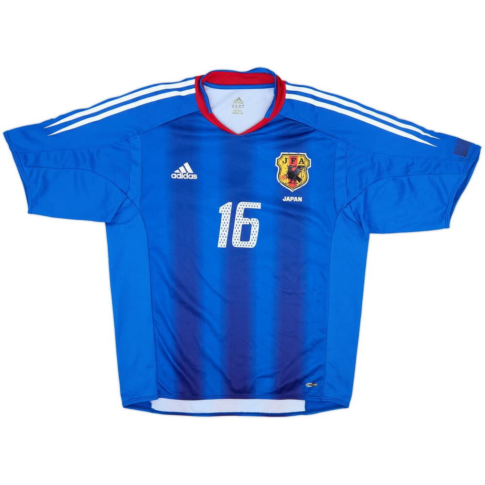 2004-06 Japan Home Shirt Fujita #16 - 5/10 - (L)