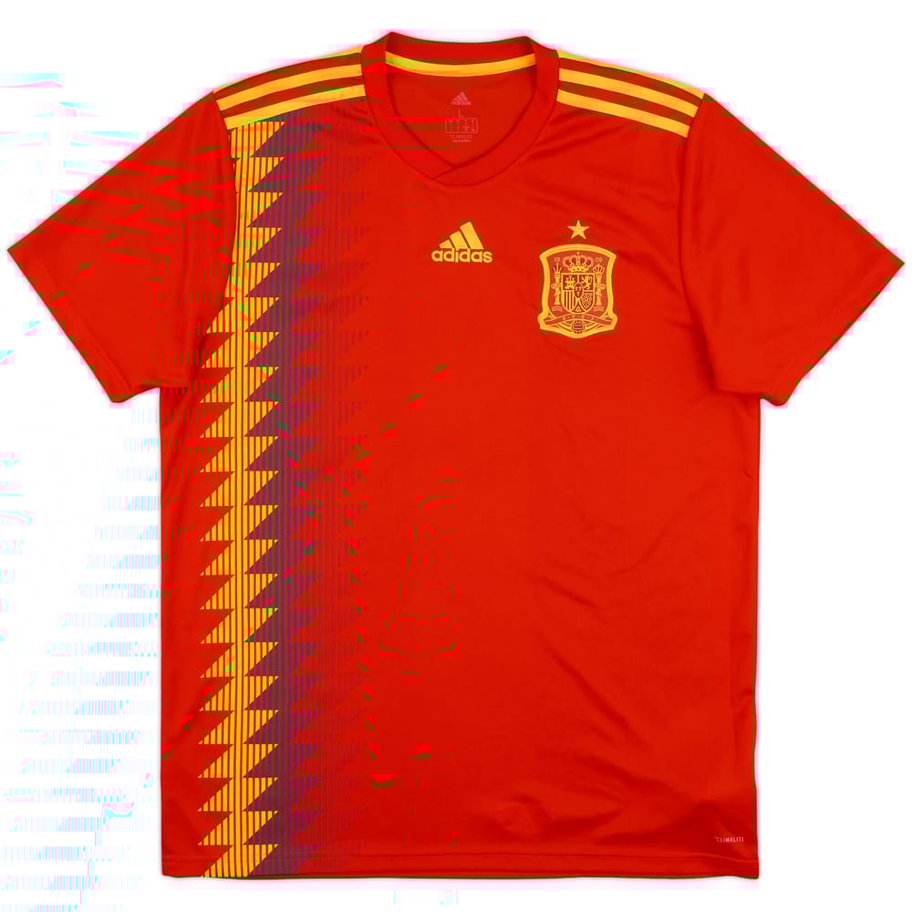 2018-19 Spain Home Shirt - 9/10 - (L)