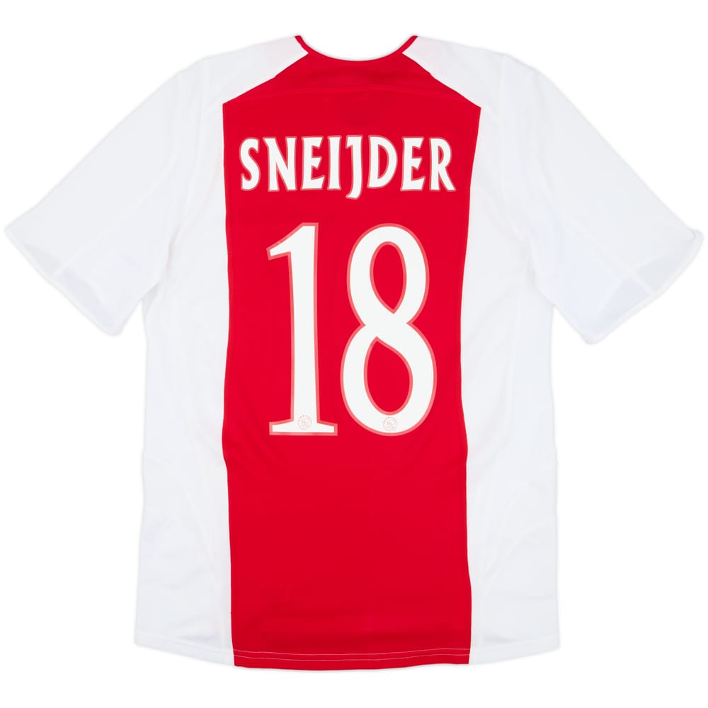Camiseta de local del Ajax 2005-06 Sneijder #18 - 9/10 - (S)