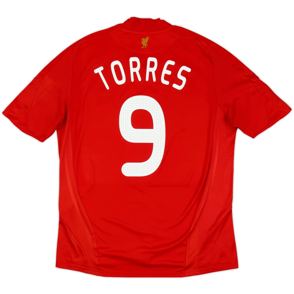 2008-10 Liverpool Home Shirt Torres #9 - 6/10 - (L)