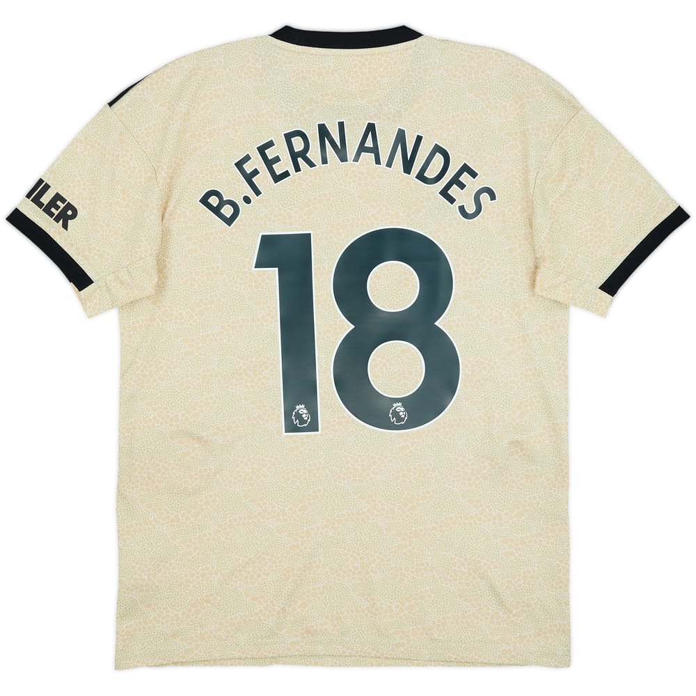 2019-20 Manchester United Away Shirt B.Fernandes #18 - 7/10 - (M)