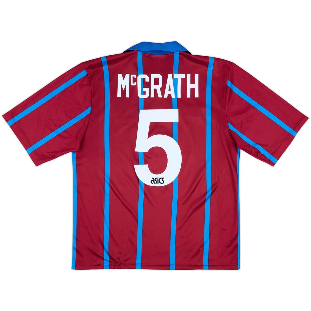 1993-95 Aston Villa Home Shirt McGrath #5 - 8/10 - (L)