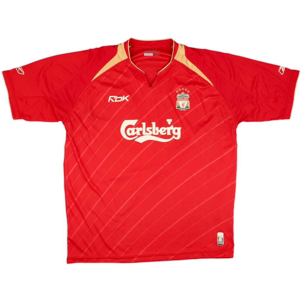 2005-06 Liverpool CL Home Shirt - 6/10 - (XL)