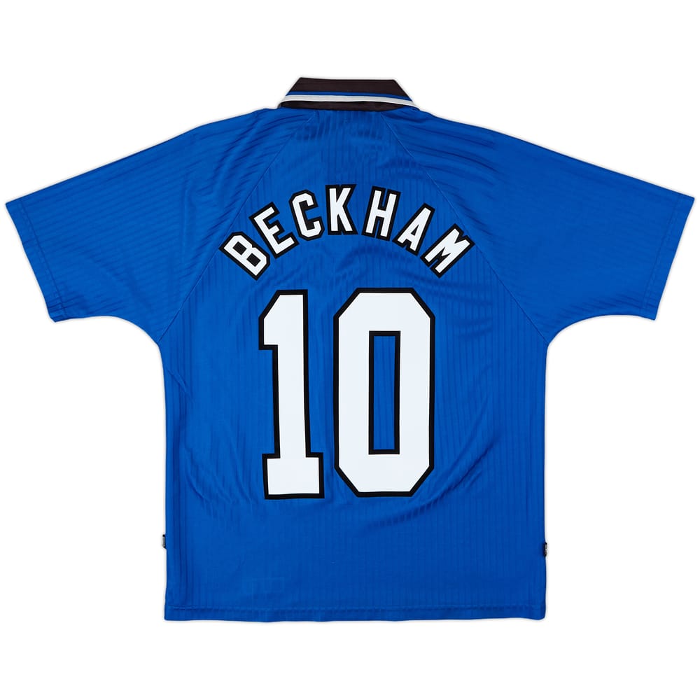 1996-98 Manchester United Third Shirt Beckham #10 - 8/10 - (Y)
