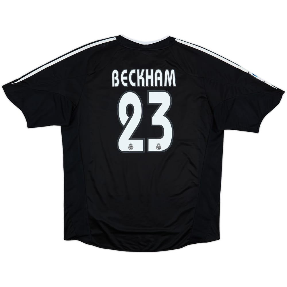 2004-05 Real Madrid Away Shirt Beckham #23 - 6/10 - (XL)